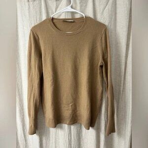 Everlane cashmere camel sweater